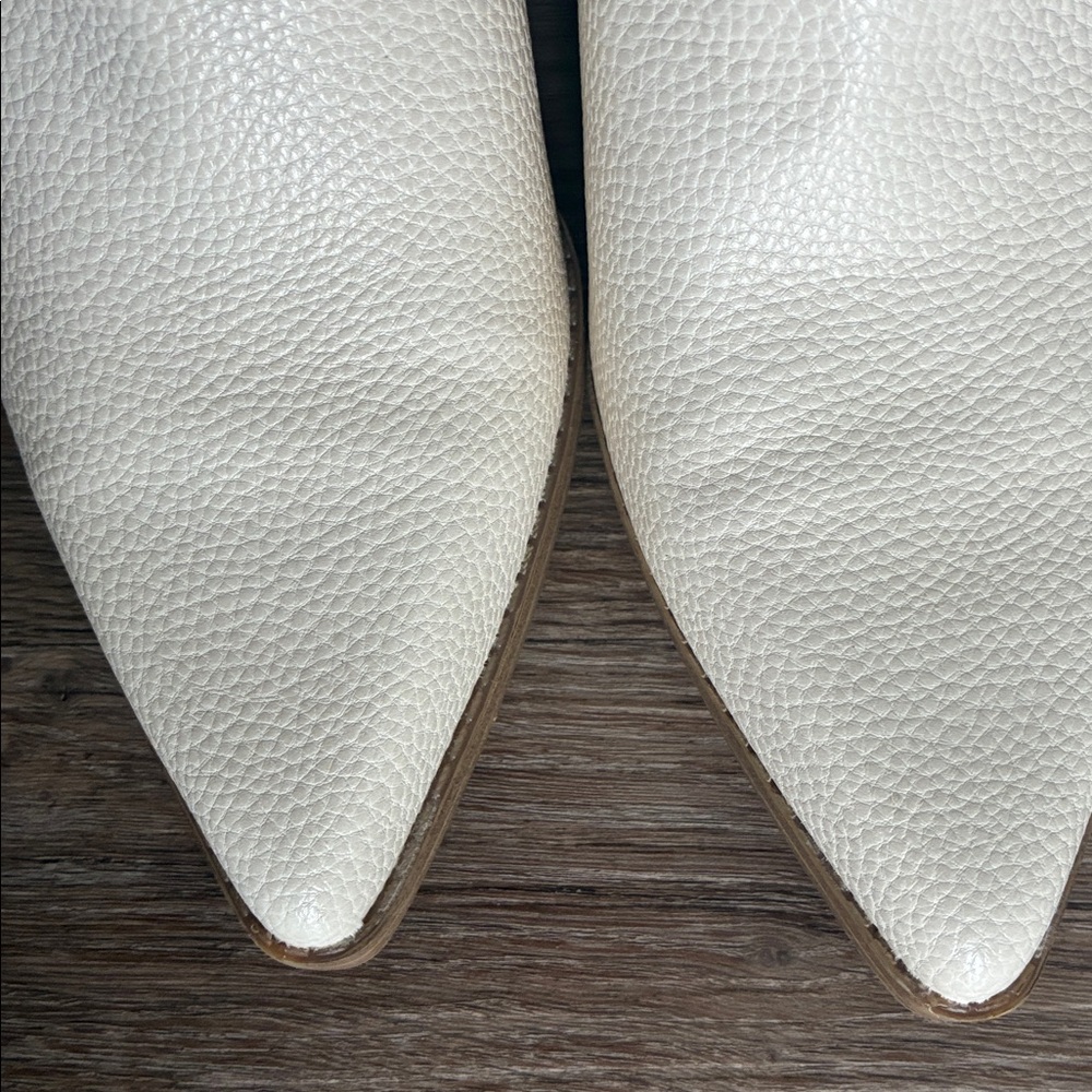 Cream Rhinestone Booties - Picture 3 of 10